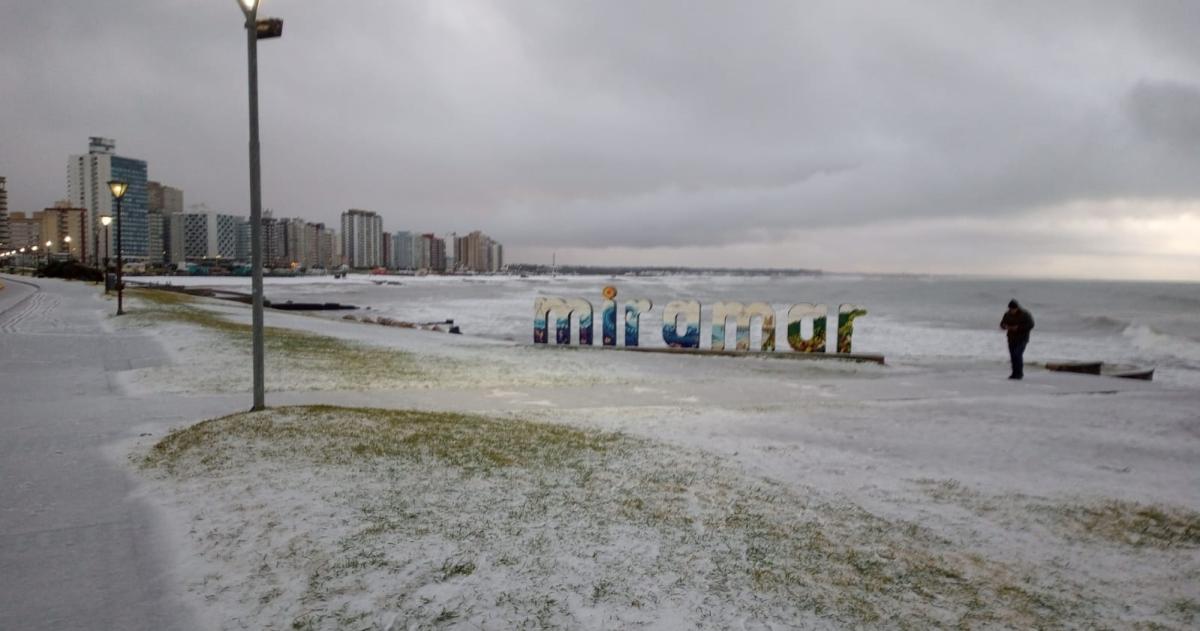 Miramar bajo nieve