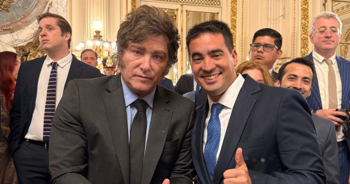 Ravier agradecioacute a los Milei y ya habla como candidato