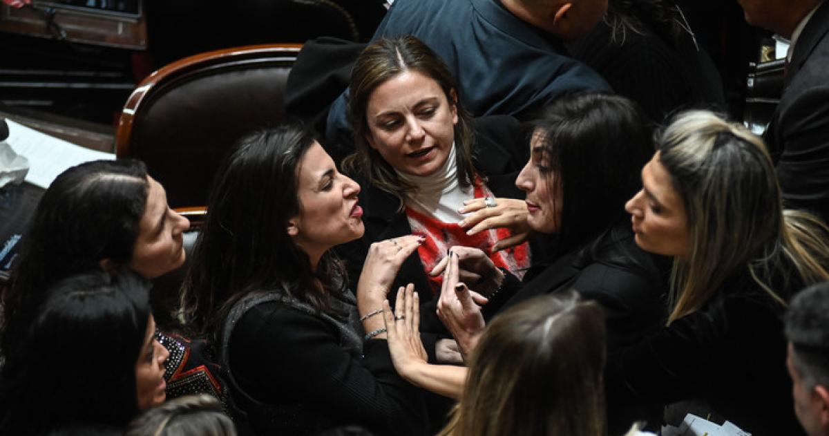El cara a cara del bochorno en Diputados