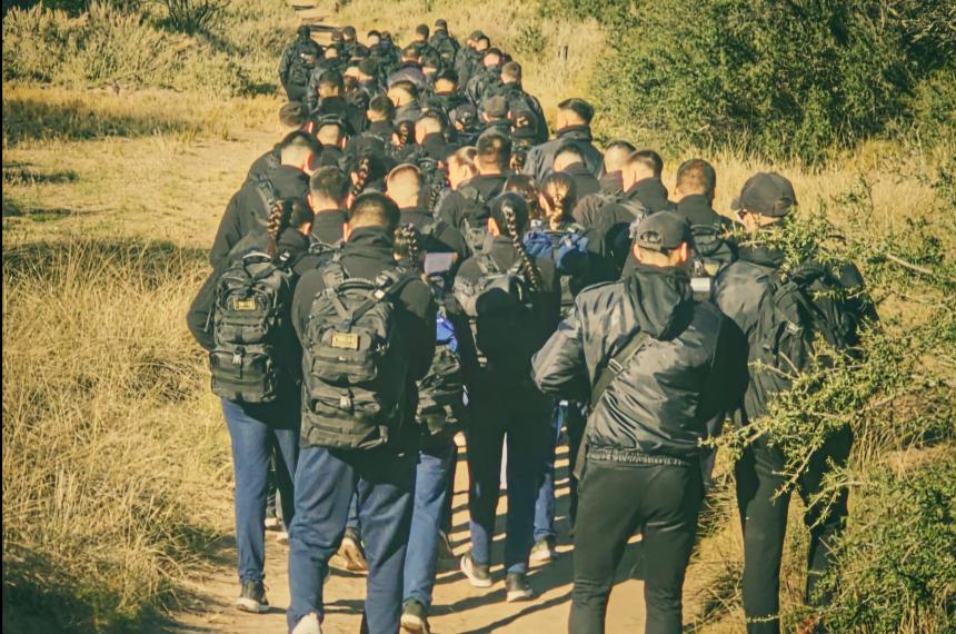 Formacioacuten policial- jornada de aspirantes en el Parque Luro