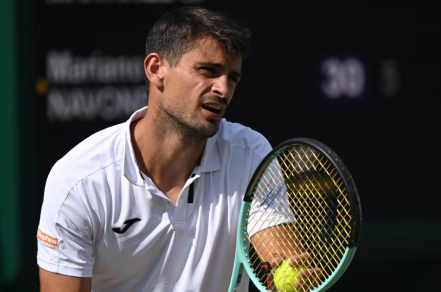 Fin del suentildeo para Navone en Wimbledon
