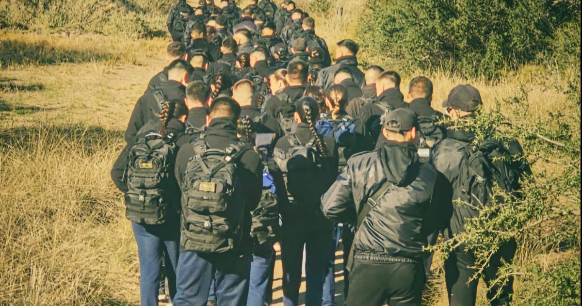 Formacioacuten policial- jornada de aspirantes en el Parque Luro