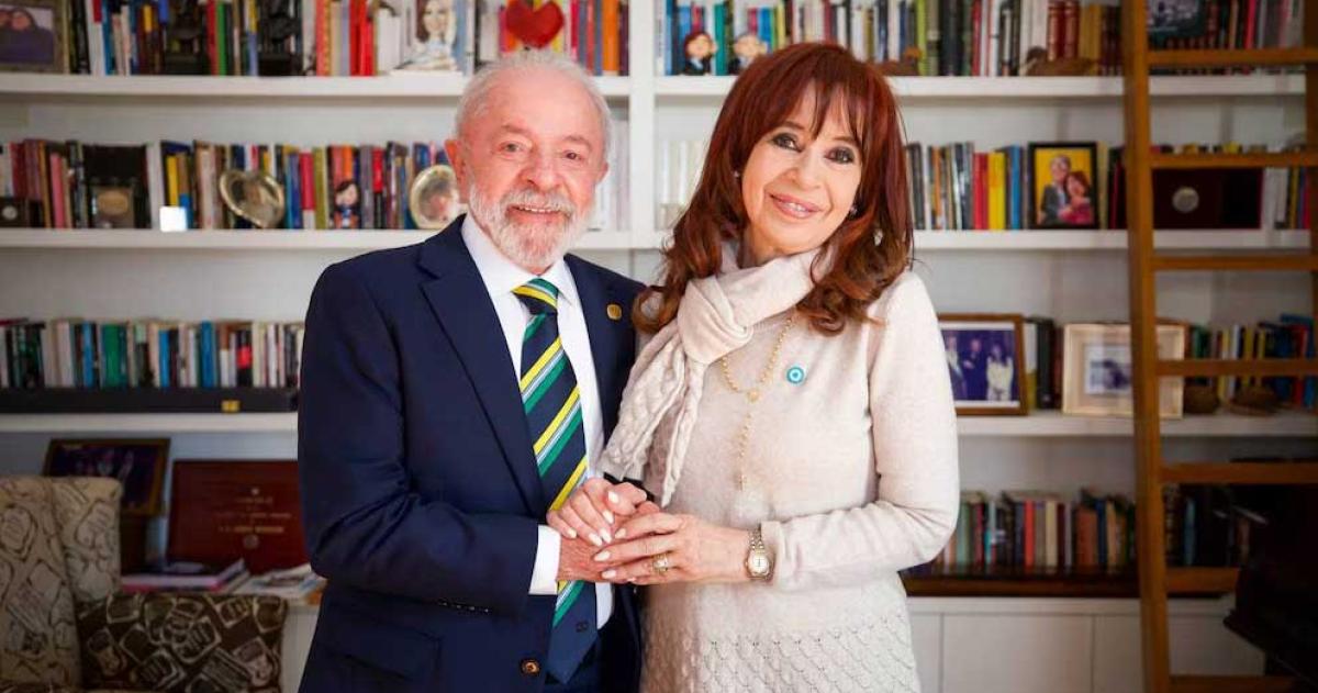 Cristina Kirchner se reunioacute con Lula Da Silva en su casa del barrio de Constitucioacuten