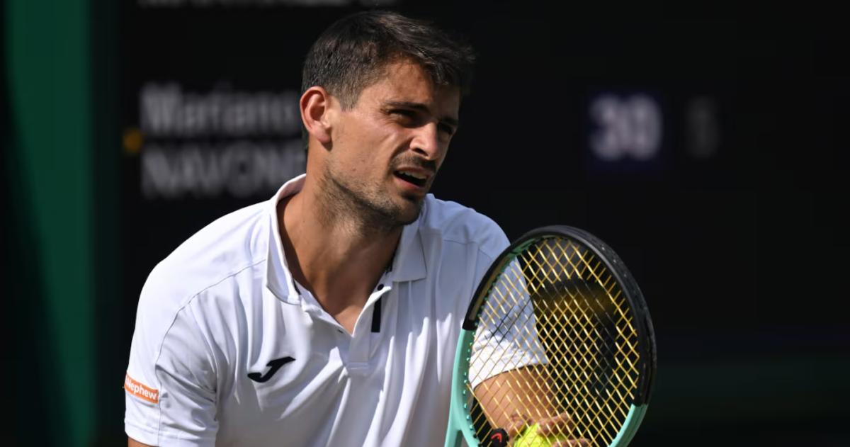Fin del suentildeo para Navone en Wimbledon