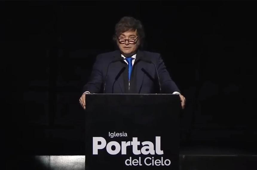 Milei celebroacute que los que repartiacutean y se quedaban con la mejor parte cayeron presos