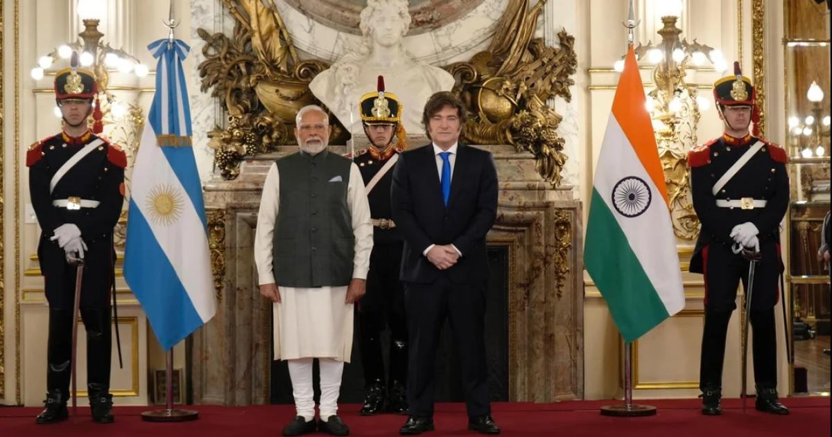 Milei recibioacute al premier de la India y acordaron impulsar el comercio bilateral
