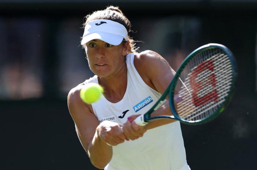 Solana Sierra no pudo con Siegemund y quedoacute eliminada de Wimbledon