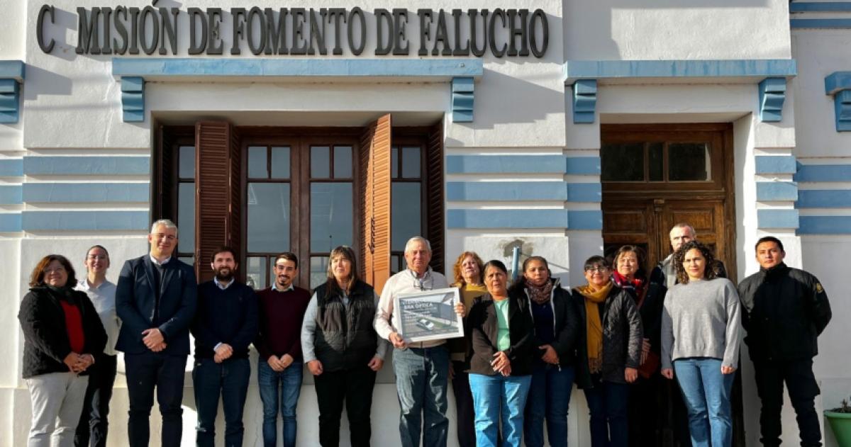 Inauguraron en Falucho nueva red de fibra oacuteptica domiciliaria