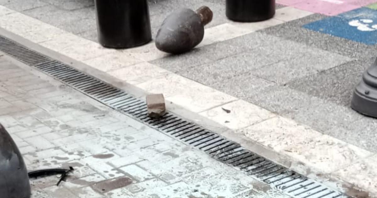 Dantildearon cono de la nueva semipeatonal en Santa Rosa