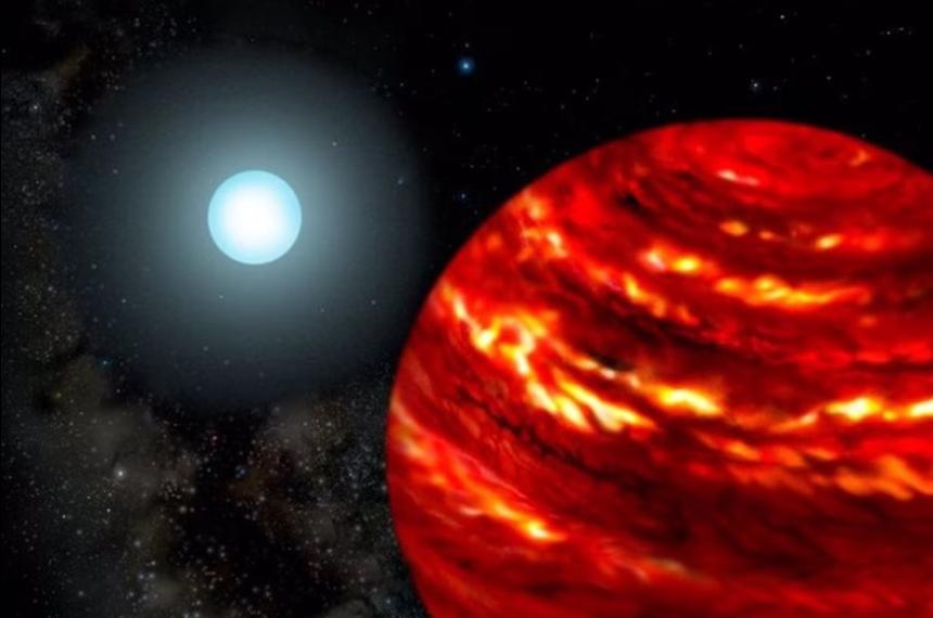 Detectaron un planeta gigante en la galaxia gracias a un fenoacutemeno predicho por Einstein