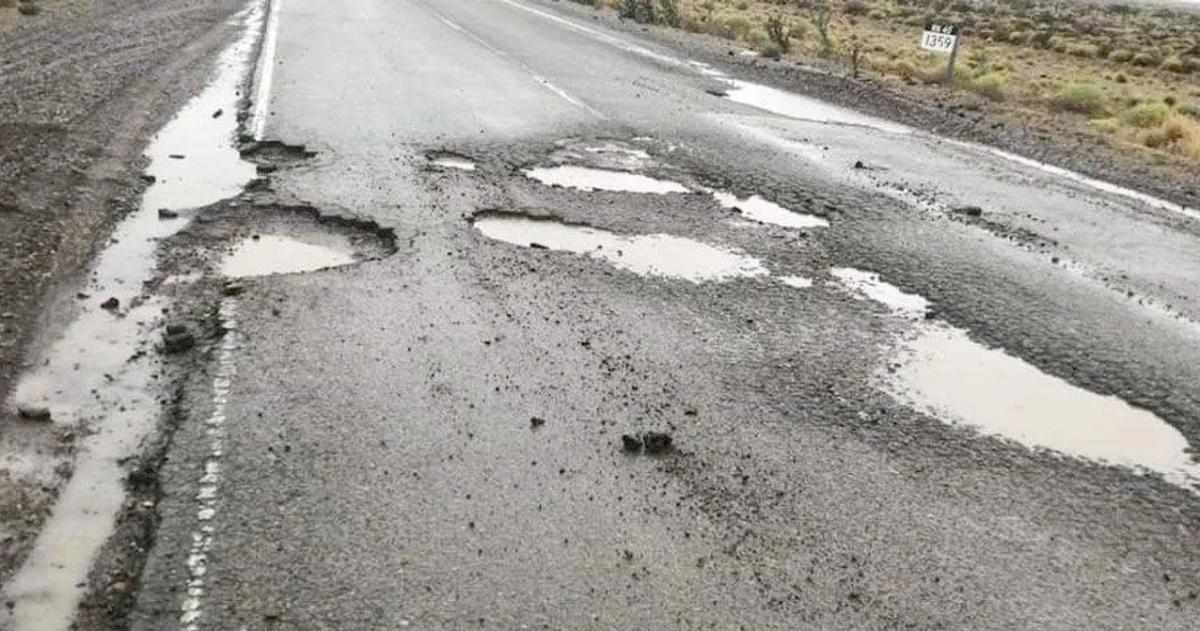 Alerta por el colapso vial- El 50-en-porciento- de las rutas en el paiacutes estaacute en mal estado