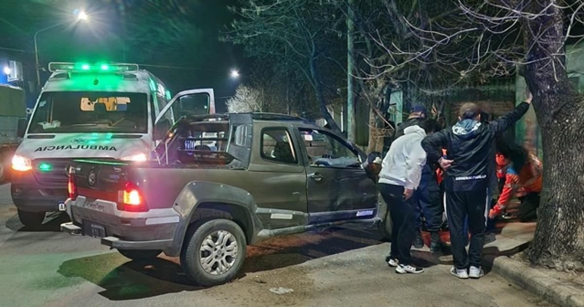 Un motociclista internado tras chocar con un auto en Pico
