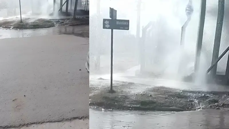 Explotoacute una peacuterdida cloacal en Stieben y Mendoza