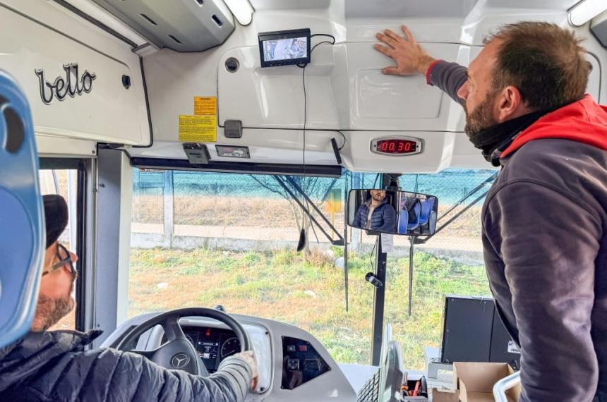 Refuerzan la seguridad en el EMTU con caacutemaras en colectivos e inspectores en las calles