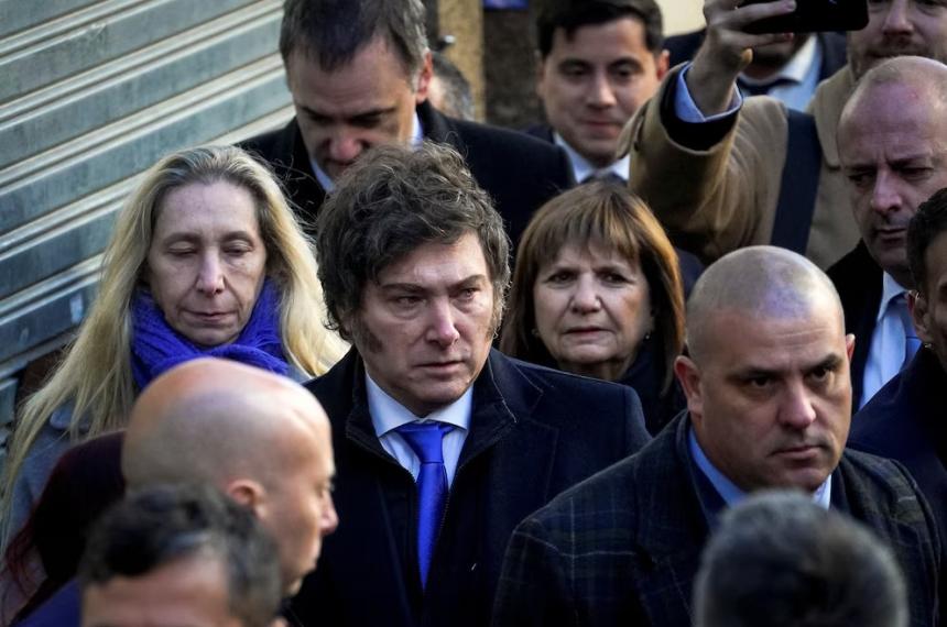 Acto por la AMIA- Milei se comprometioacute a no parar hasta que se haga justicia