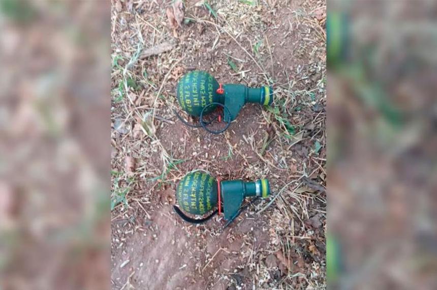 Alarma en Coacuterdoba- encontraron dos granadas entre la basura