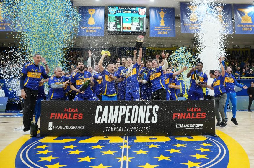 En un final para el infarto Boca es bicampeoacuten de la Liga Nacional