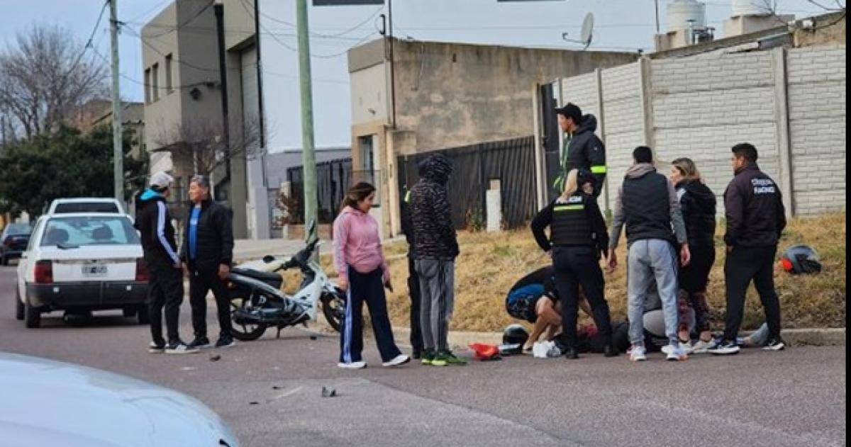 Una pareja hospitalizada por un choque en General Pico