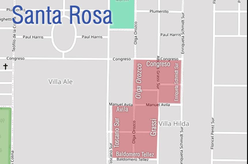 Programan corte en Villa Hilda