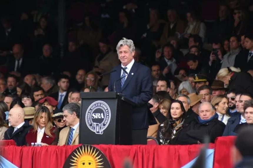 Presidente de la Rural pidioacute eliminar las retenciones y apuntoacute contra provincias