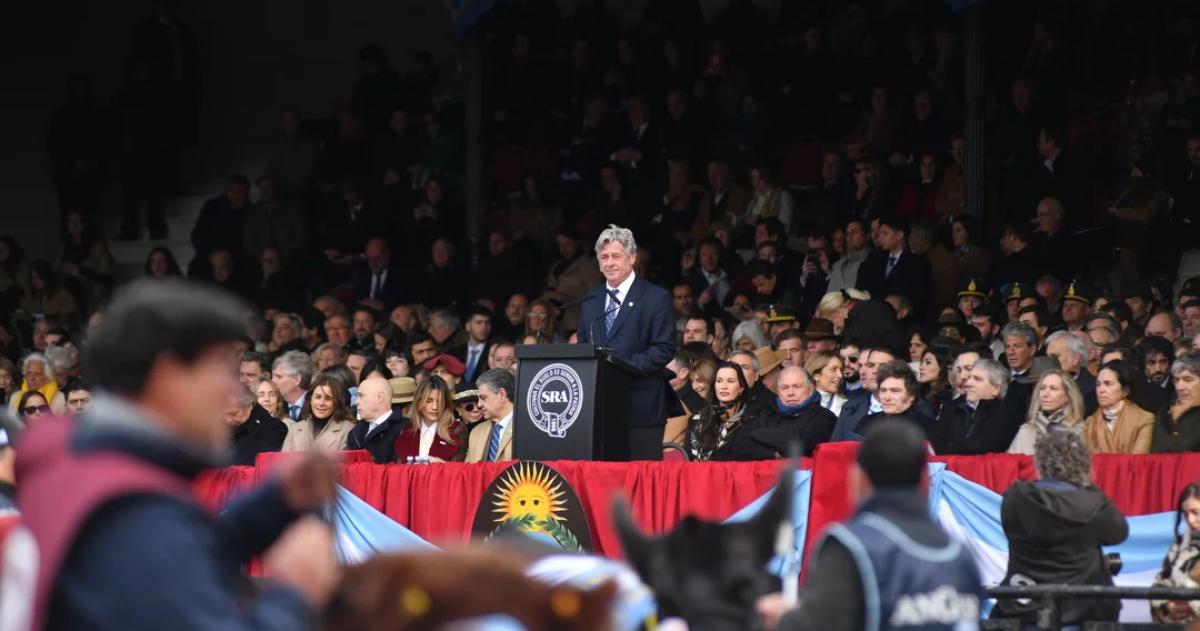 Presidente de la Rural pidioacute eliminar las retenciones y apuntoacute contra provincias