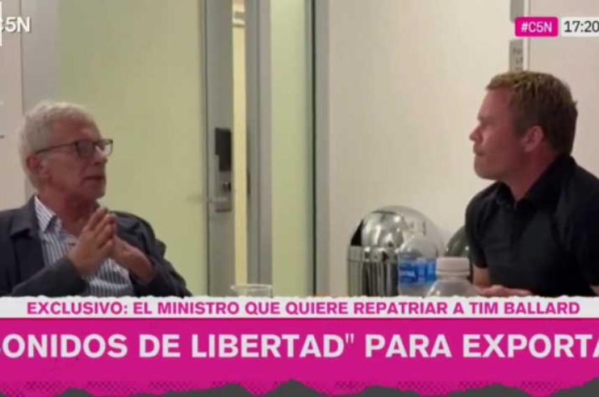 Cuacuteneo Libarona le ofrecioacute su influencia al activista Tim Ballard