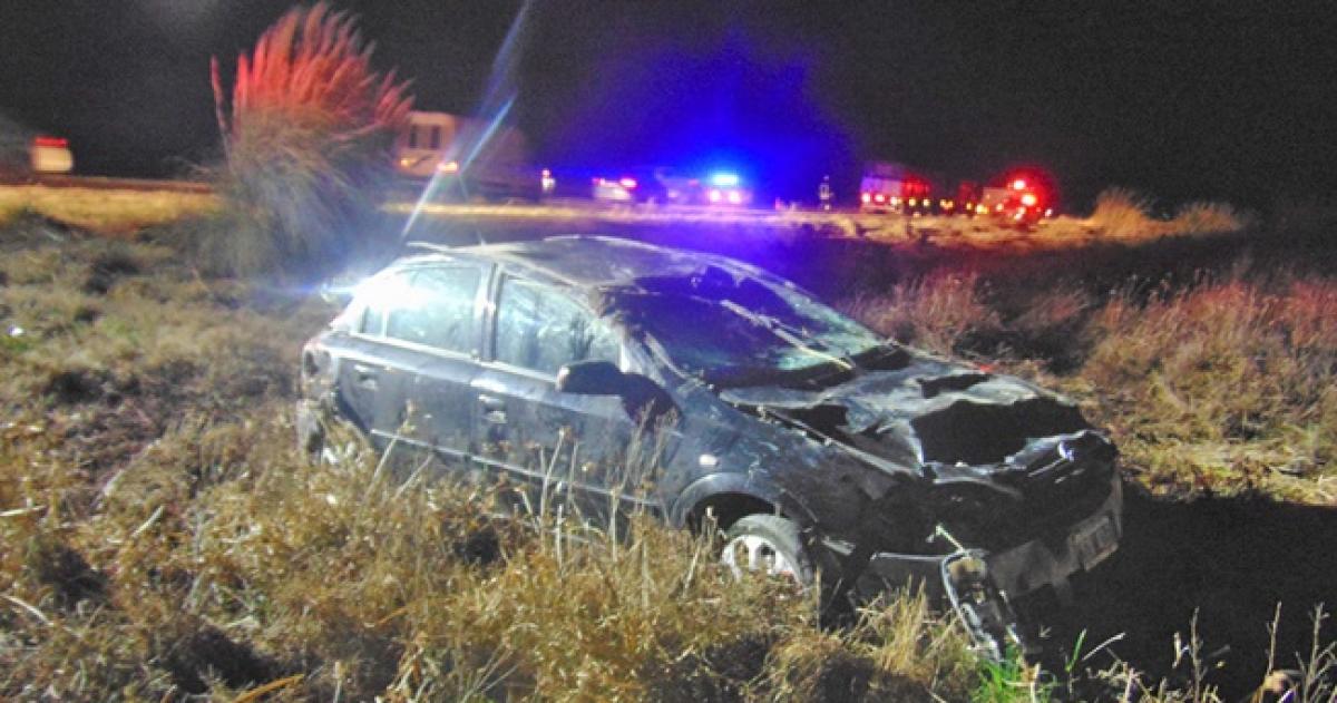 Un herido por un vuelco en la Ruta 1 cerca de Larroudeacute