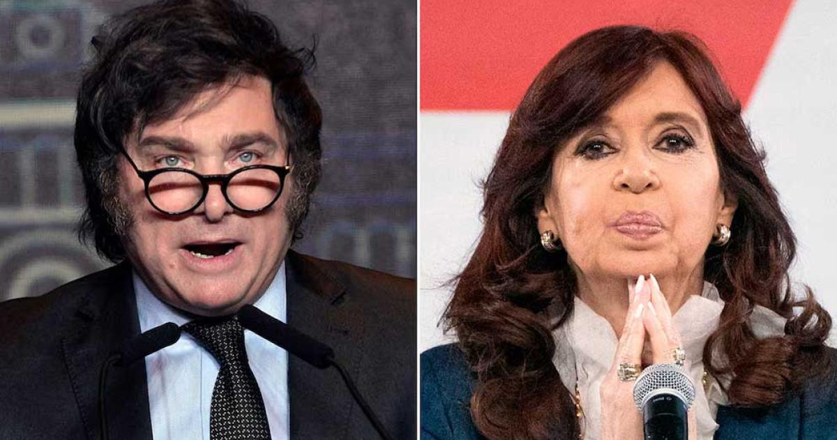 Sos muy cobarde- duro mensaje de Cristina Kirchner a Milei