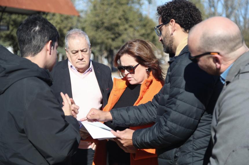 Pico- la intendenta Alonso recorrioacute obras municipales