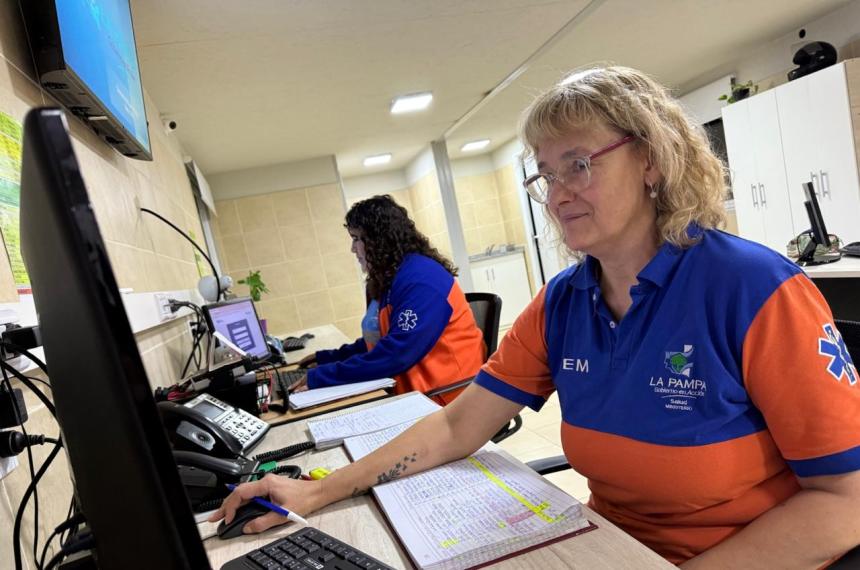 Radioperadores del SEM se trasladaron al predio del Hospital Lucio Molas