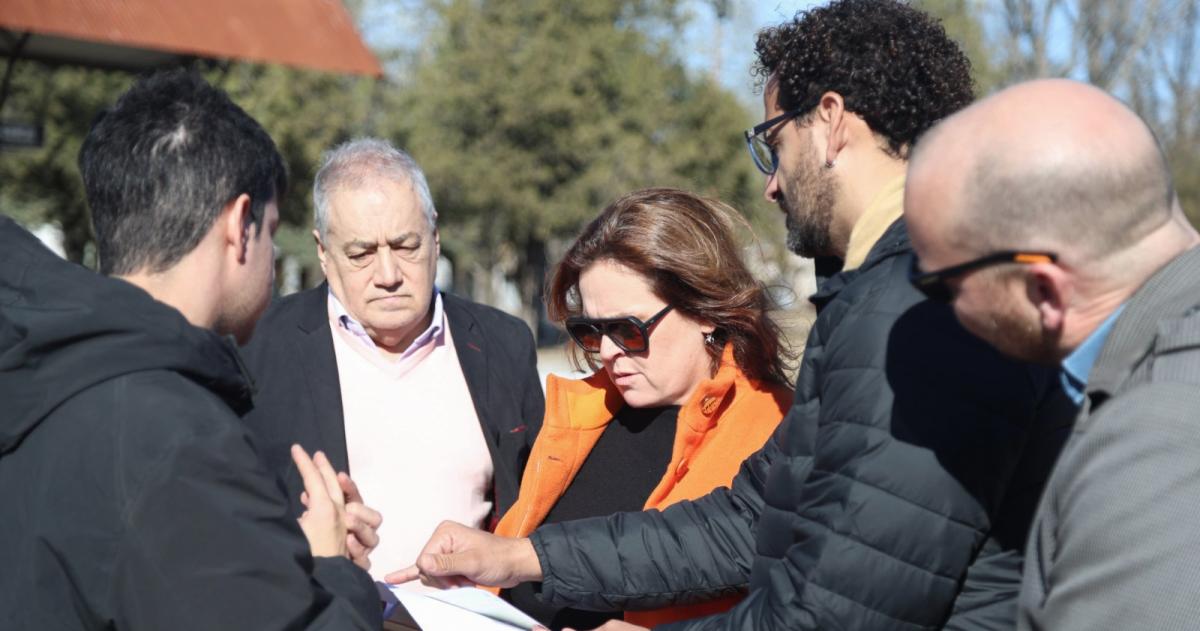 Pico- la intendenta Alonso recorrioacute obras municipales