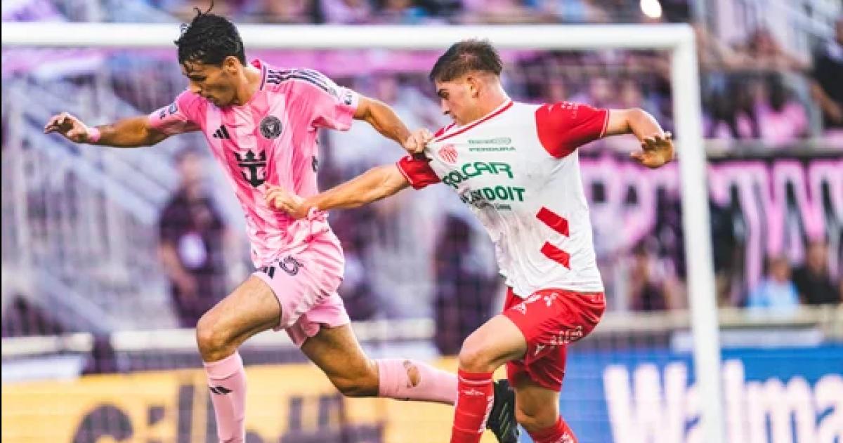 Con Messi lesionado Inter Miami le ganoacute al Necaxa y puso un pie en la proacutexima fase de la Leagues Cup