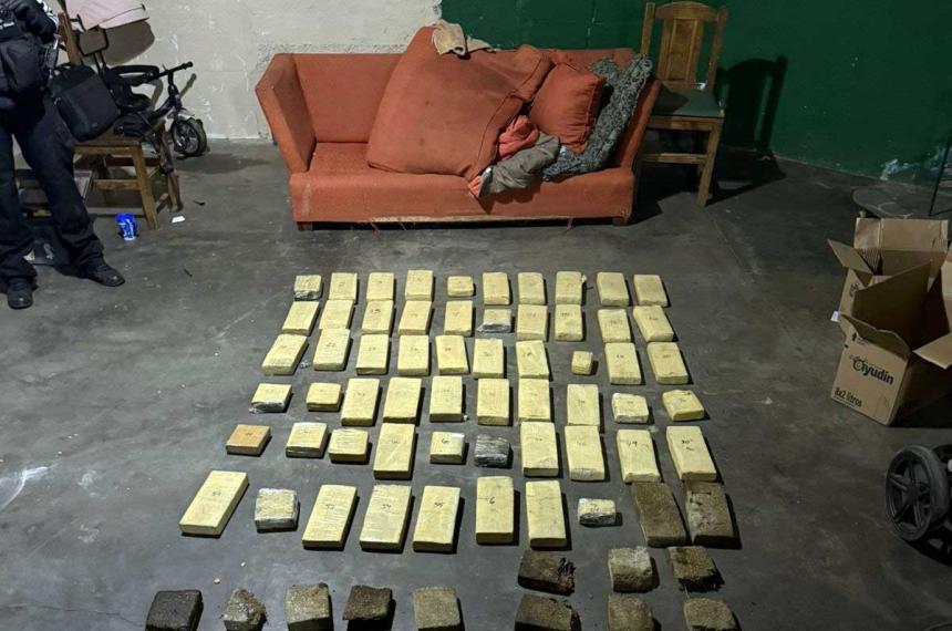 Golpe al narcotraacutefico- incautaron maacutes de 64 kilos de marihuana en Pico