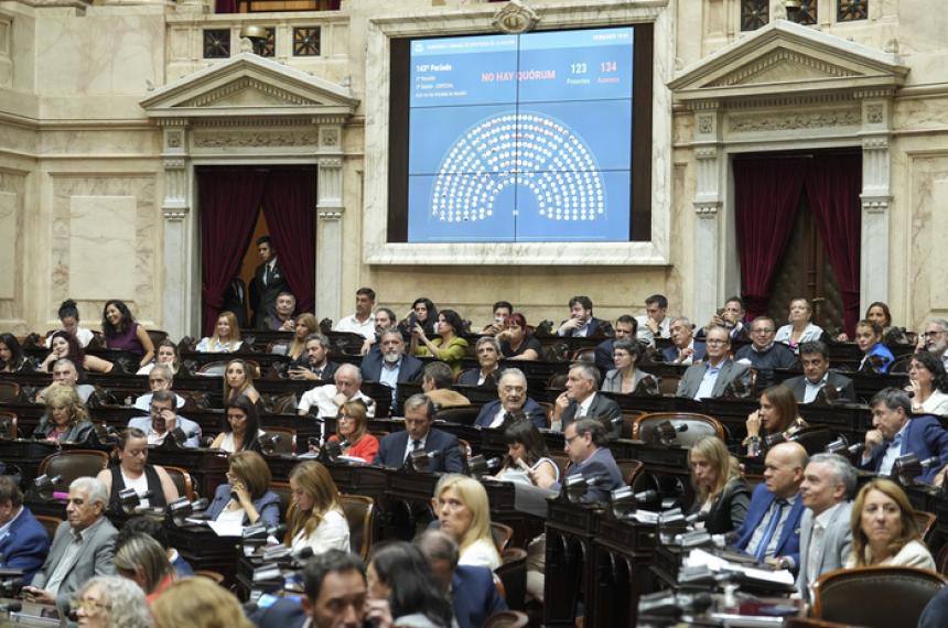 La oposicioacuten avanza con una mega sesioacuten para frenar la motosierra de Milei