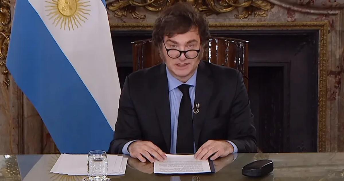 Milei realizaraacute cadena nacional esta noche sobre los vetos a las leyes del Congreso