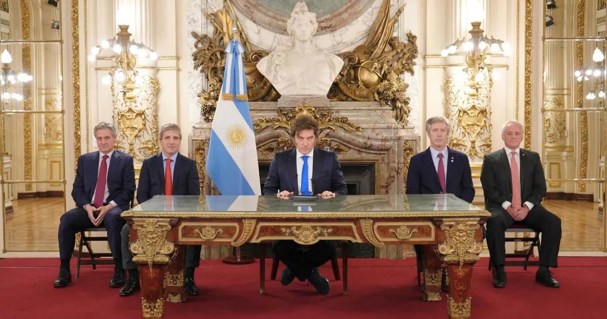 Las 20 frases que dejoacute el discurso de Javier Milei por cadena nacional
