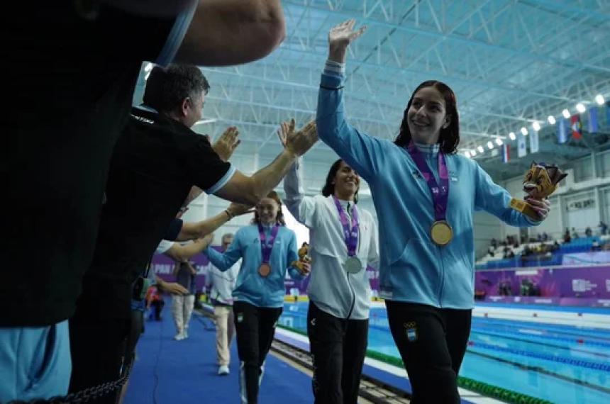 Malena Santillaacuten el segundo oro 