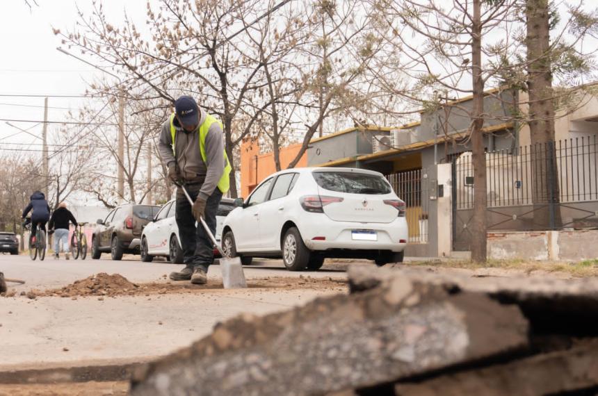 Santa Rosa- limpieza de cuencos tareas viales y mantenimiento de espacios puacuteblicos