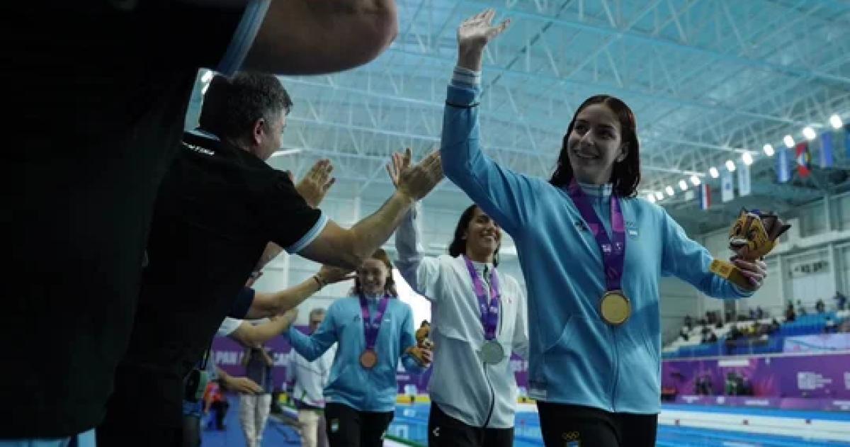 Malena Santillaacuten el segundo oro 
