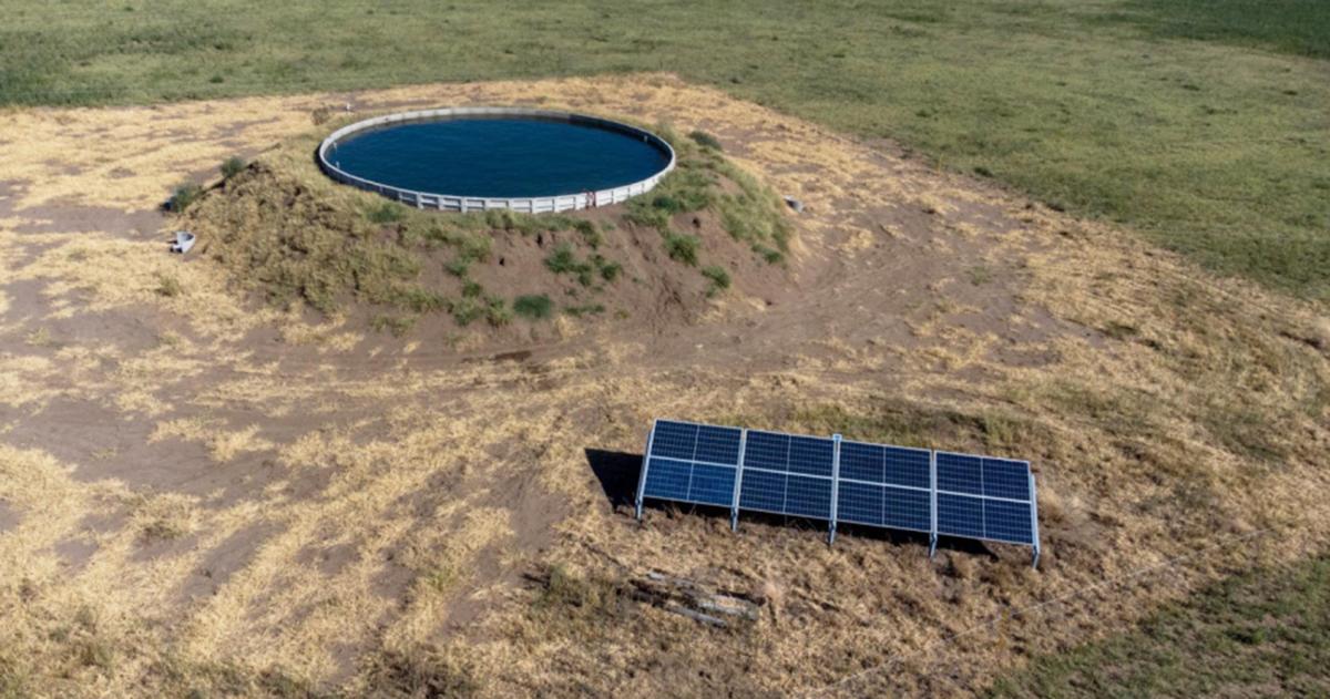 Cosecha de agua en el oeste pampeano- una innovacioacuten de doble propoacutesito