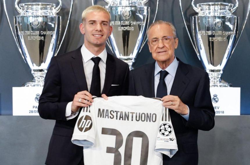Real Madrid presentoacute a Mastantuono