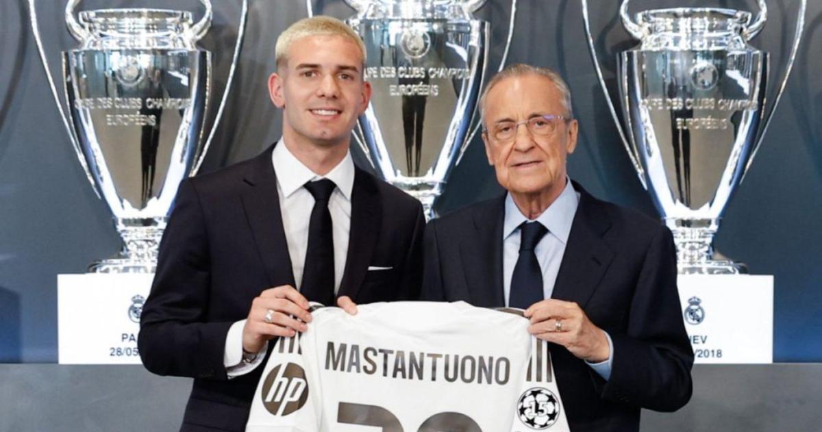 Real Madrid presentoacute a Mastantuono