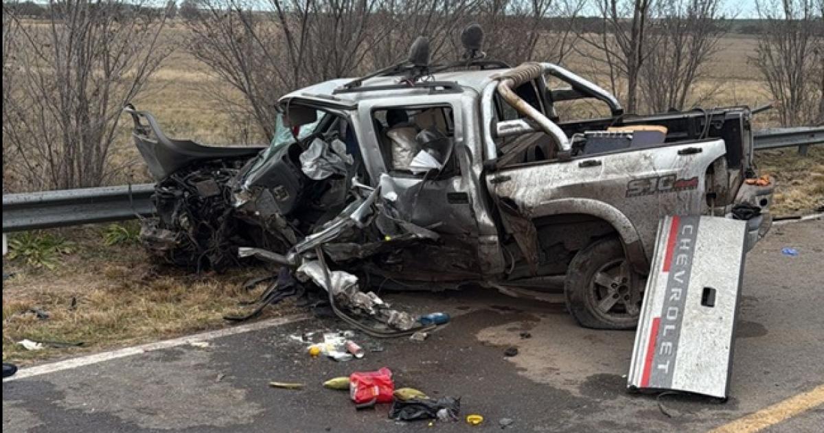 Identificaron a las viacutectimas del choque fatal en la Ruta 35