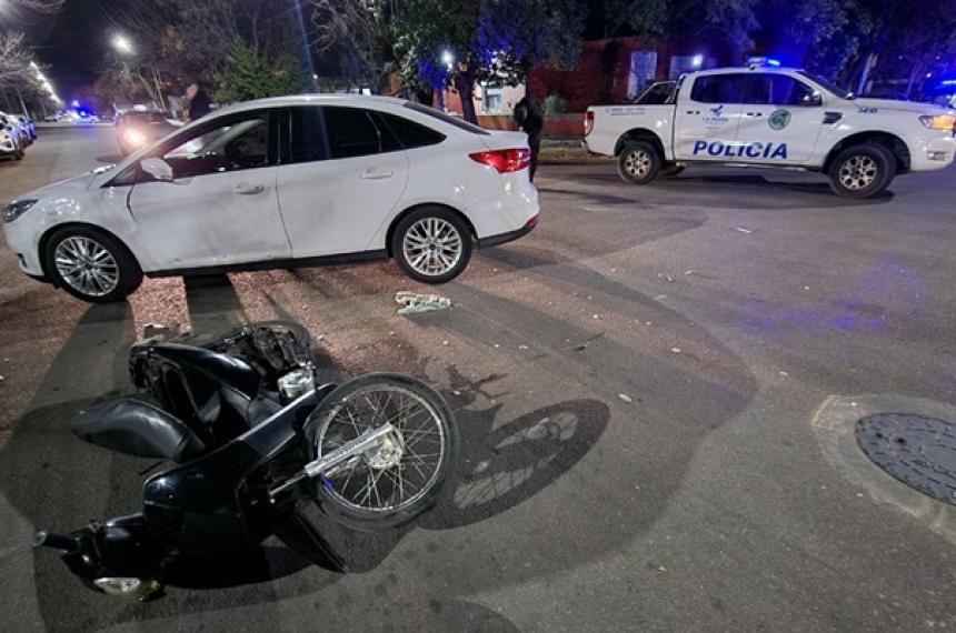 Una motociclista herida tras un siniestro vial en General Pico 