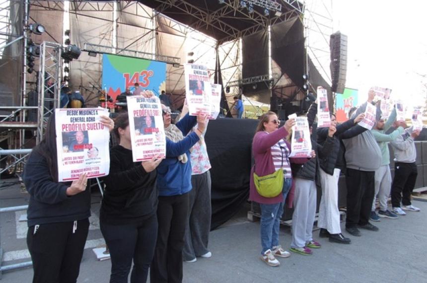 Padres se manifestaron por el supuesto abusador detenido en Acha   
