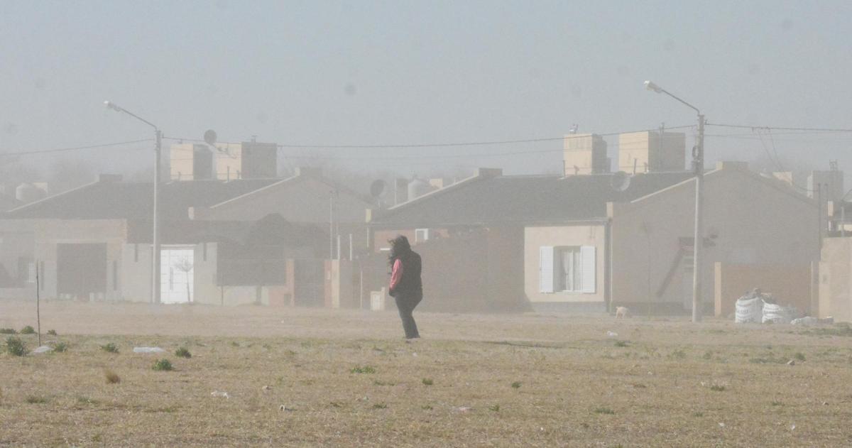 Alerta por fuertes vientos en el norte pampeano