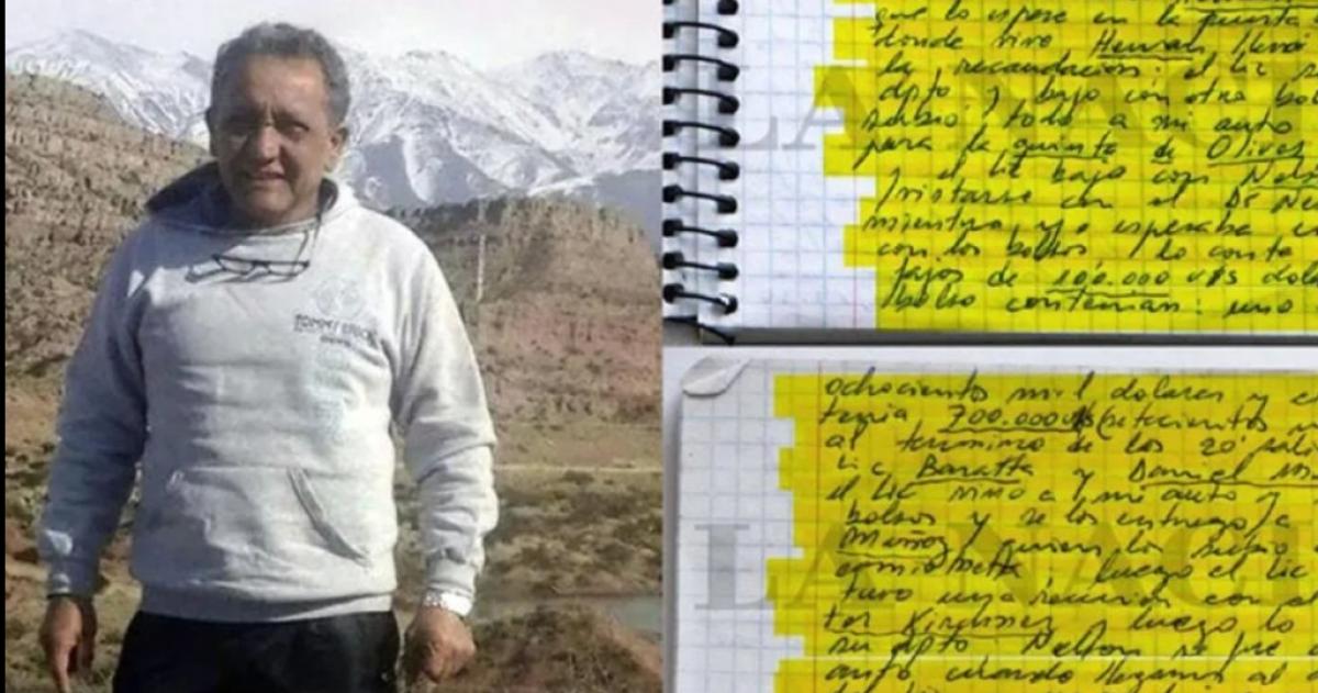 Causa Cuadernos- a siete antildeos una pericia confirma que son del chofer Centeno 