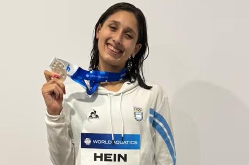 Agostina Hein y otro logro histoacuterico- plata en 800 metros libres 