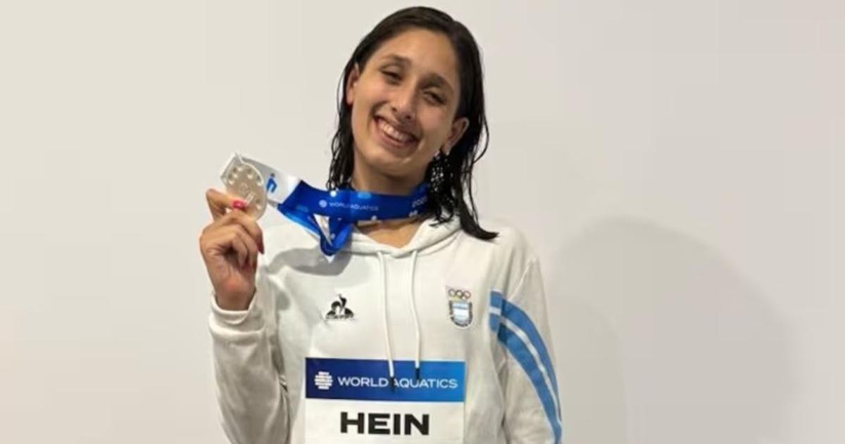 Agostina Hein y otro logro histoacuterico- plata en 800 metros libres 