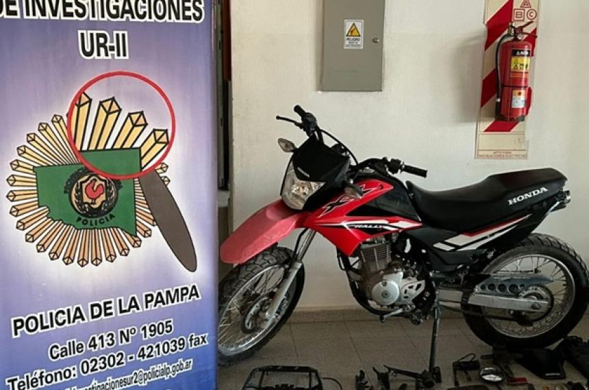 Un detenido por el robo de una moto en General Pico